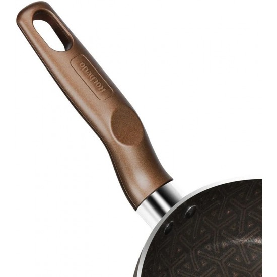 Frigideira 20cm 900ml Rochedo Expert Chocolate